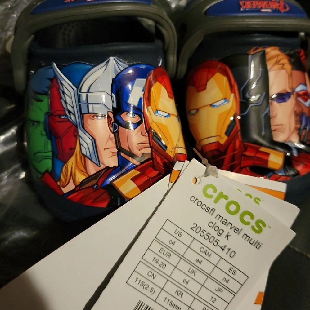 Marvel Crocs
